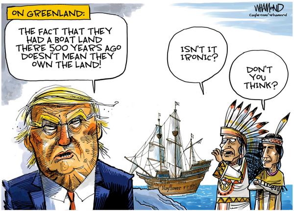 Trump questions Denmark's claim to Greenland