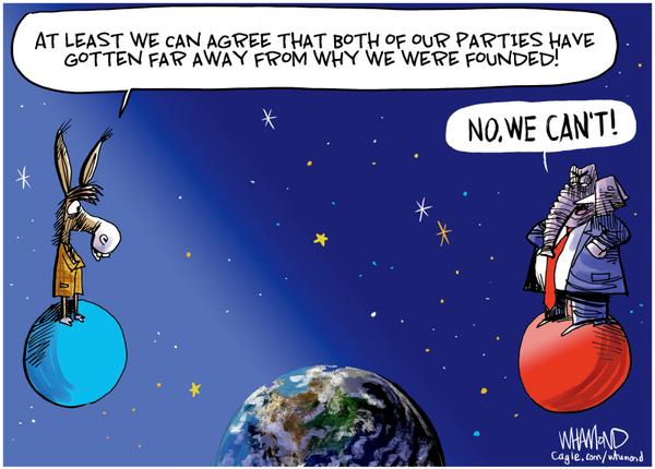 Parties are out there