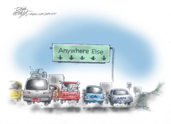 Blue States Losing Population