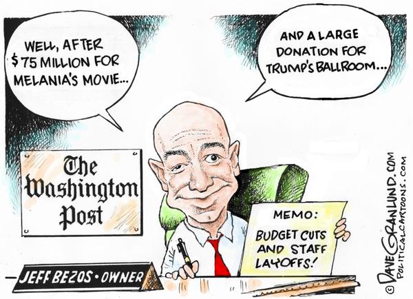 Wash Post cuts and layoffs