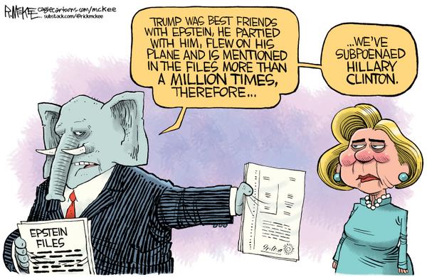 Hillary Subpoenaed For Epstein Files