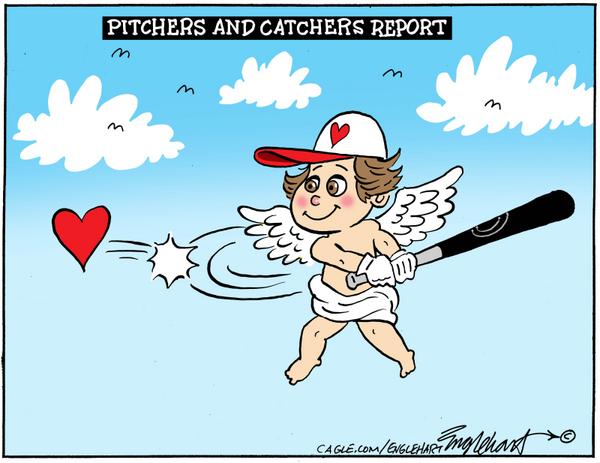 Baseball And Valentine's Day