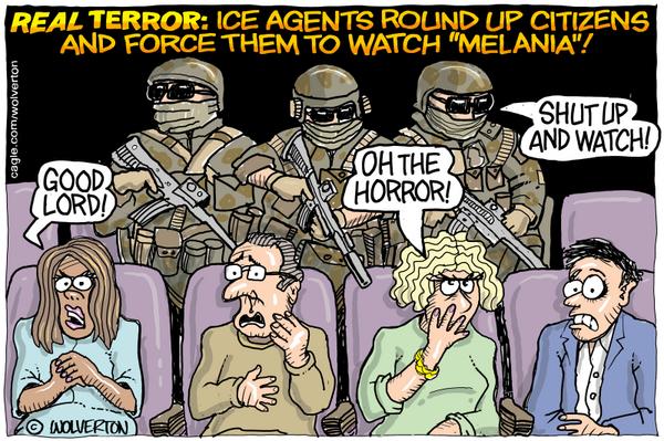 ICE Forces Citizens to Watch Melania Movie