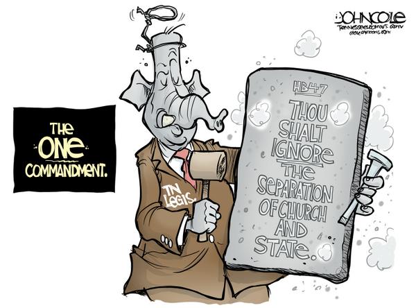 TN Ten Commandments in public schools, buildings