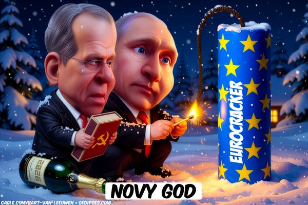 Putin and Lavrov playing with fireworks