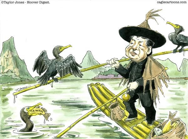 Xi fishing for Taiwan