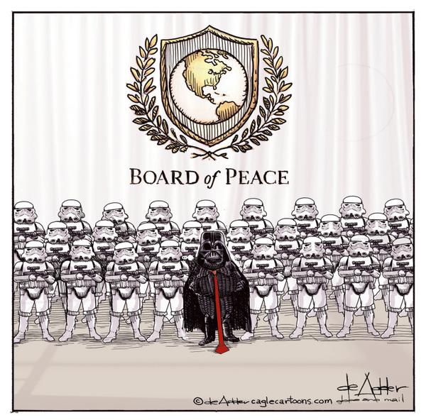 Trump Board of Peace are stormtroopers