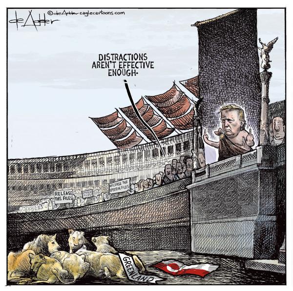 Distraction not working for Trump