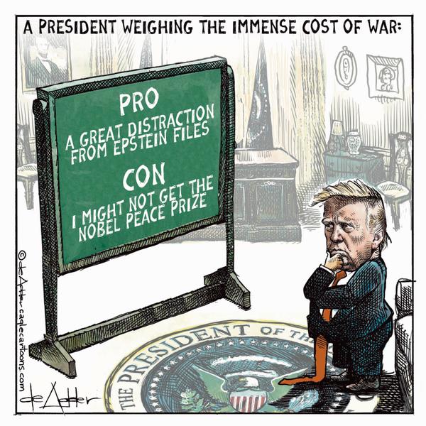 Trump weighing the cost of war wit Venezuala