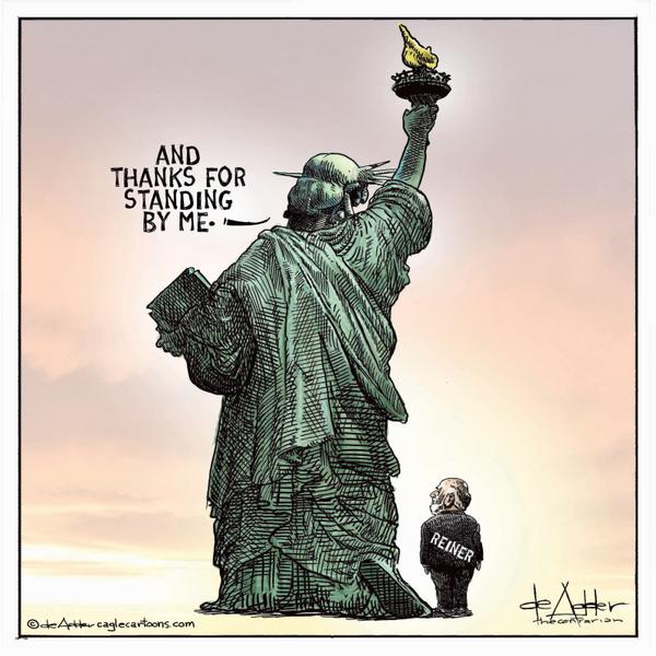 Liberty thansk Rob Reiner for standing by her