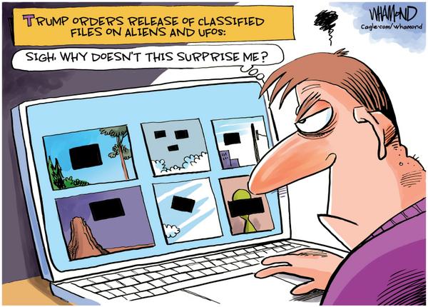 Trump to release secret UFO files