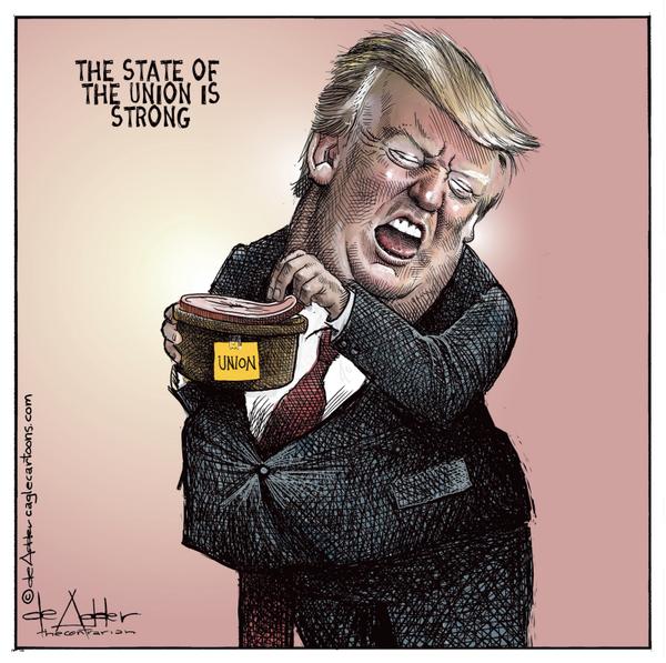 The State of the Union is Strong smelling
