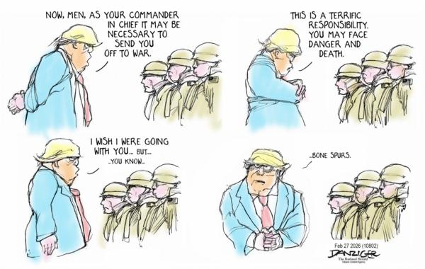Jeff Danziger for 2/27/2026