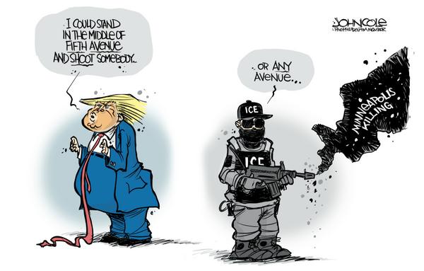 Trump and ICE shoot in broad daylight