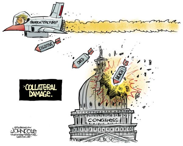 Trump bombs both Iran and congressional oversight