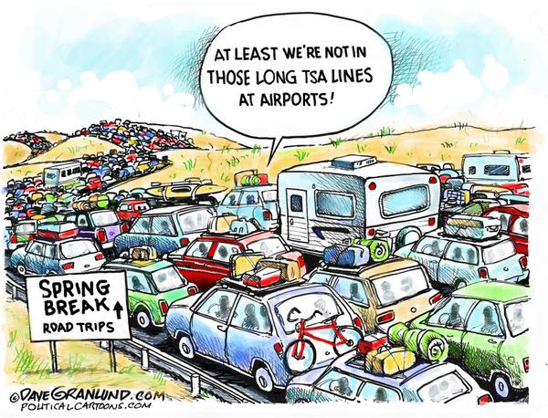 Spring break long lines