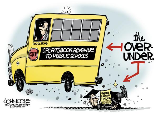 TN College scholarship funding and sports betting