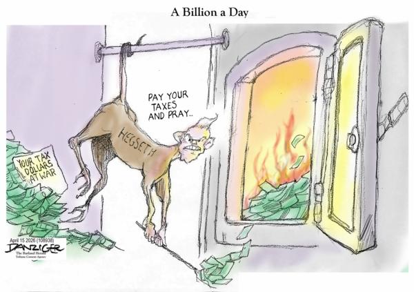 Jeff Danziger for 4/15/2026