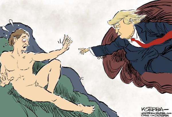 The president thinks he's God