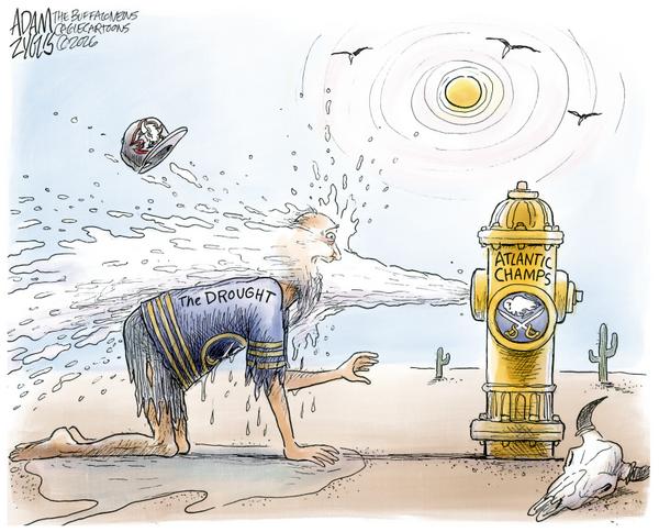 NHL Sabres End Drought