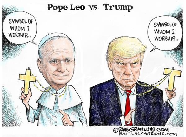 Pope Leo vs Trump