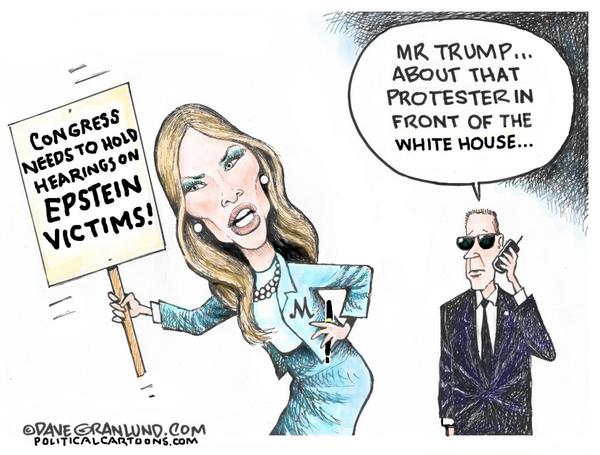 Melania wants Epstein victim Hearings