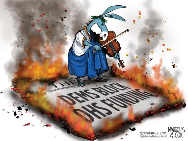 Senate Democrats Fiddled While DHS Went Unfunded