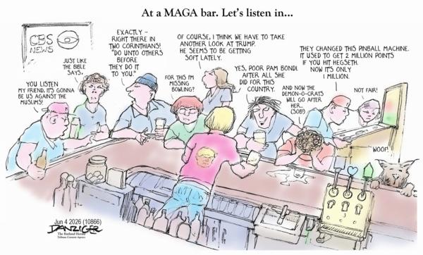 Jeff Danziger for 6/4/2026