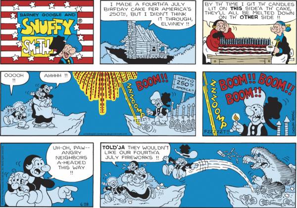 Barney Google And Snuffy Smith for 6/28/2026