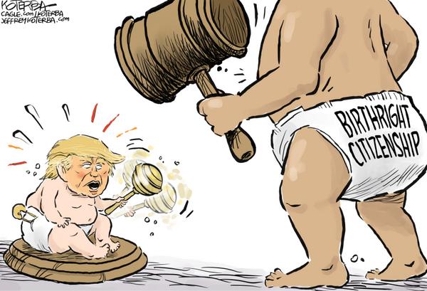 Trump Baby Faces Birthright Citizenship Gavel
