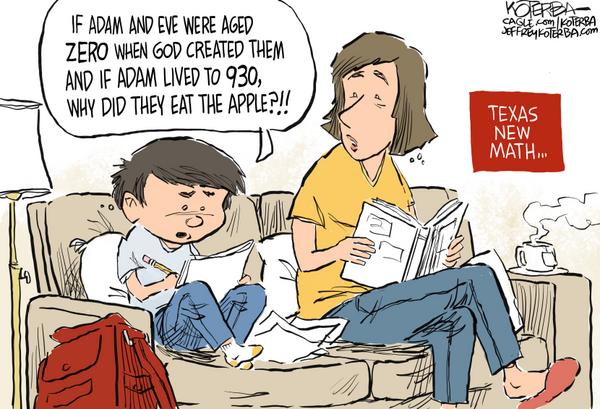 Texas New Math Bible Question