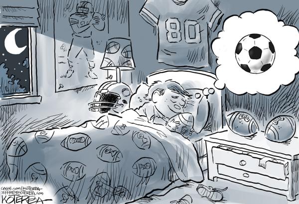 Dreaming of football or soccer?