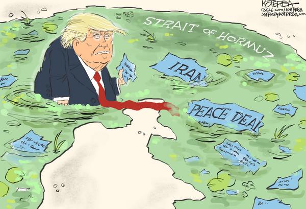 Iran peace deal covered in algae