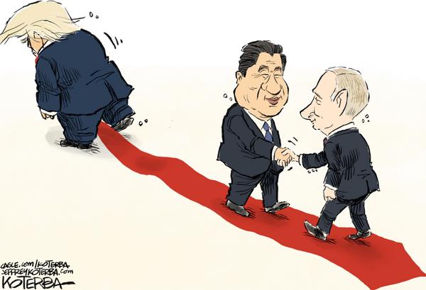 Xi meets Putin after Trump