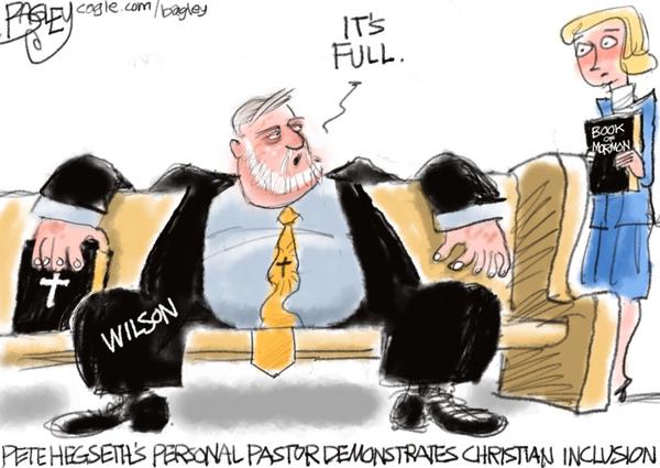 Pastor Wilson Rejects Book of Mormon