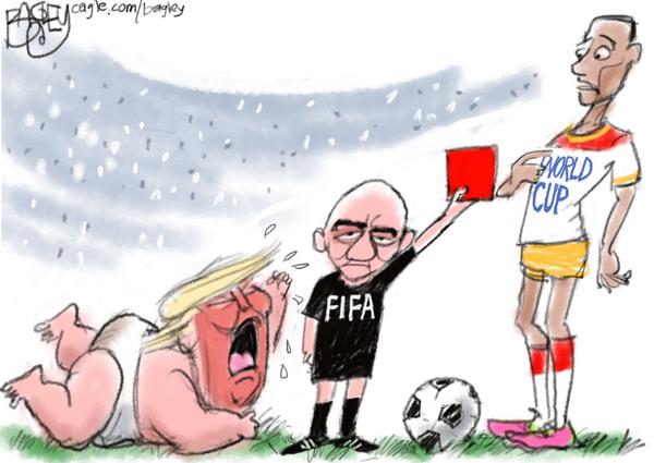 FIFA Red Cards Crying Trump Baby