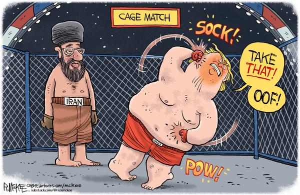 Trump Iran Cage Match
