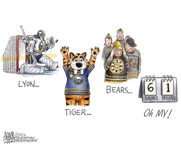 NHL Sabres dominate Bruins