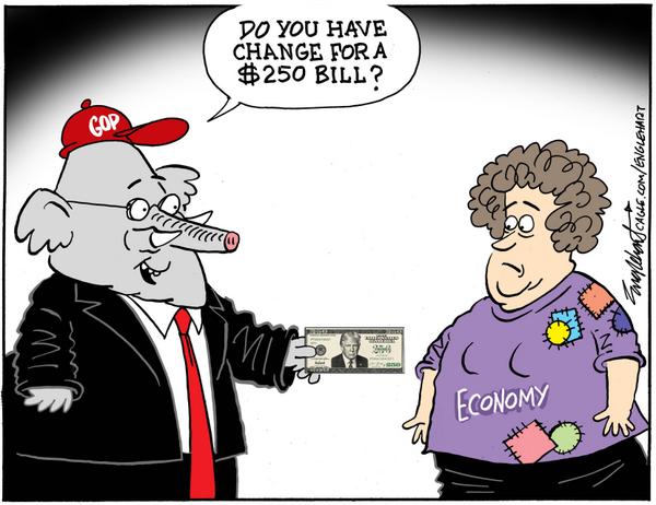 Trump's Face On A $250 Bill