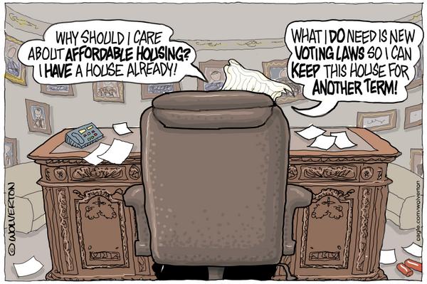 Politician Seeks Voting Laws to Retain Power