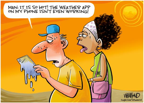 Record heat meltdown