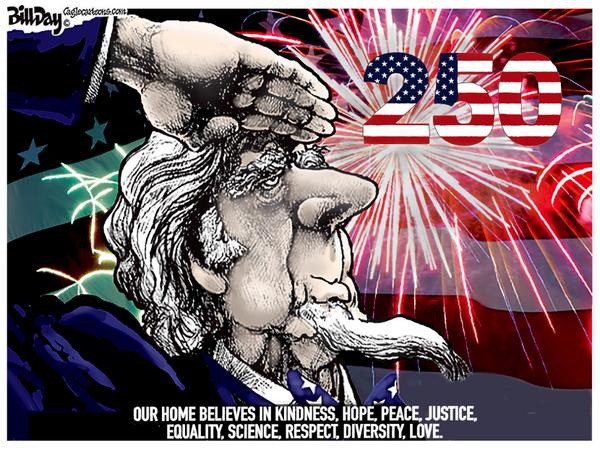 Saluting 250 Years of American Values