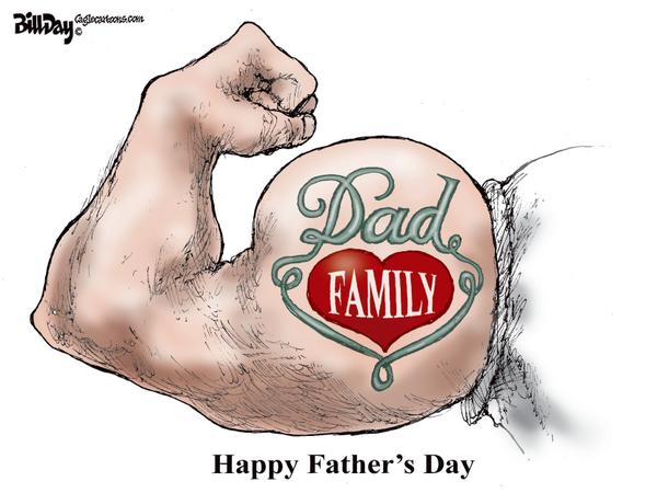 Dad Flexes Family Bond in Father's Day Tribute