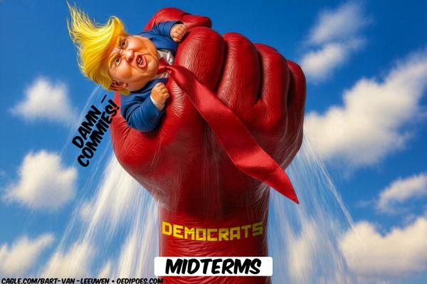 Democratic Fist Squeezes Trump Midterms