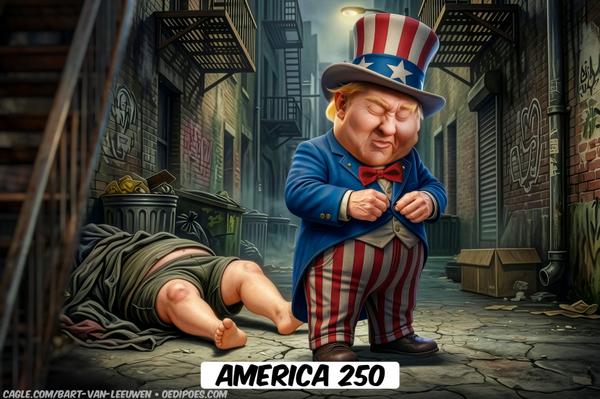 Trump dons Uncle Sam\'s suit