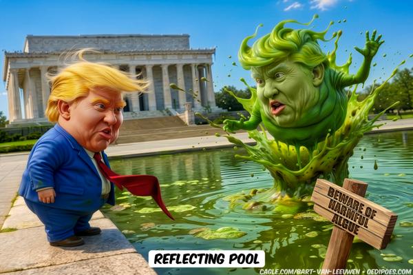 Reflecting Pool Trump