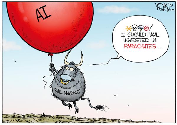 Bull Market Clings to AI Balloon
