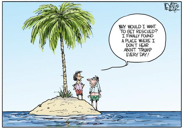 Desert Island Escape from Trump News