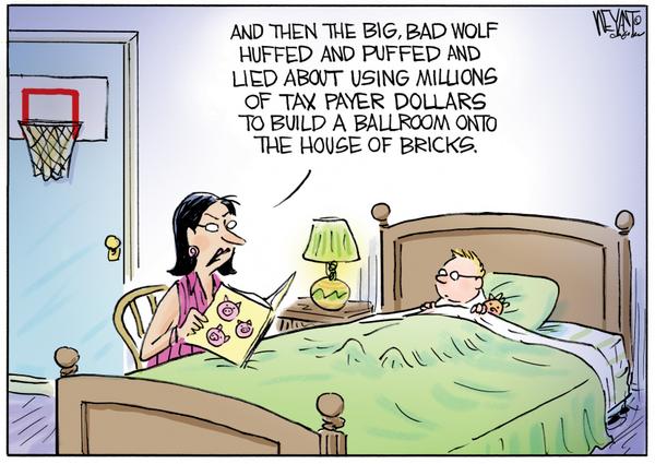 Mother Reads Three Little Pigs Story