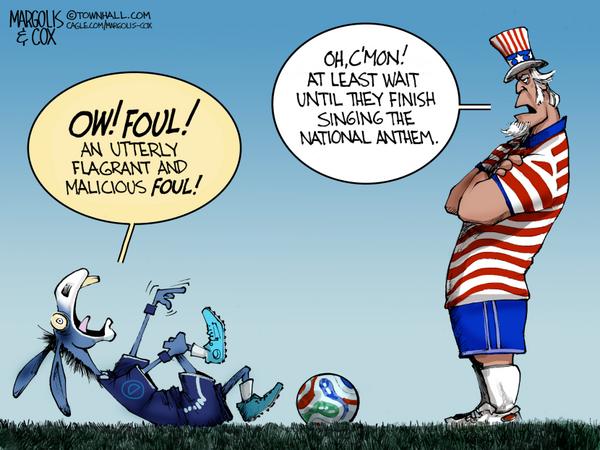 Uncle Sam Soccer Anthem Foul Dispute